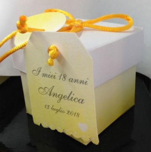 Acquerello giallo scatolina - giallo,