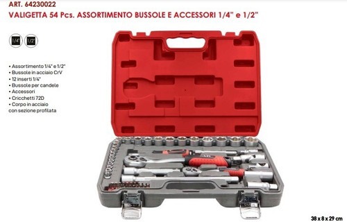 Valigetta con utensili 54 - con,
