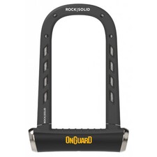 OnGuard RockSolid blocco a U di sicurezza bicicletta (diamante solido sicuro / 5 tasti inc)