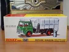 Dinky Toys N°978: "Refuse Wagon", Camion Spazzatura. Con Scatola Originale.