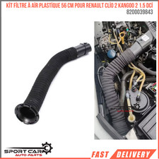 Kit filtre à air plastique 56 cm pour Renault Clio 2 Kangoo 2 1.5 Dci 8200039843