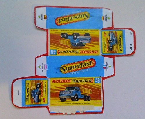 Modello per repro box matchbox - modello,