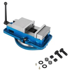 Morsa da Banco CNC 7,5cm/12,5cm Pesante con Base Girevole 360° Alta Precisione