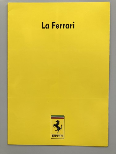 Brochure ferrari - ferrari, la