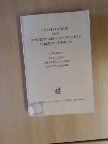Methoden der psychologie - der, und