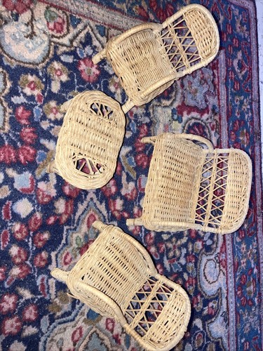 Salottino midollino vintage - in,