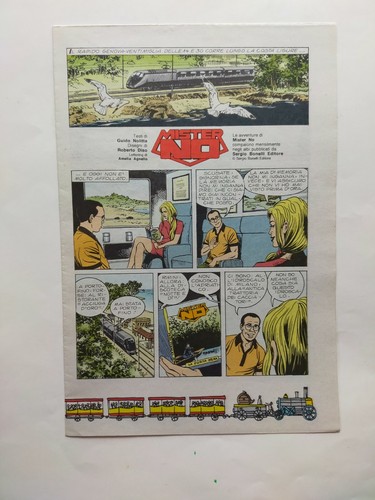 Fumetto mister amico - fumetto, treno