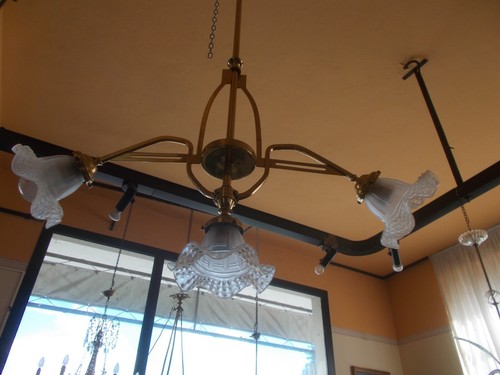 Antico lampadario art nouveau - antico,