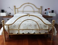 Letto matrimoniale ottone - letto, in