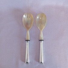 Set per Servire Insalata in Argento 800 - Greggio - 100 PD 