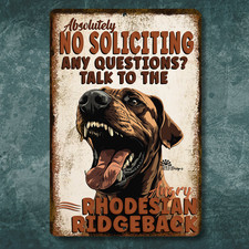 Rhodesian Ridgeback insegna