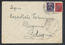STORIA POSTALE AMG VG 1947