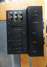 Commutatore Audio/Video  3X1 scart+RCA-  COLORE nero