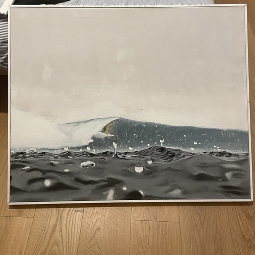 Surfer wave dipinto olio - surfer, on