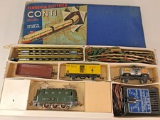 Ferrovie Conti CO.MO.GE Set trenino elettrico con vagoni merci raro
