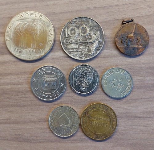 Lotto medaglie gettoni - 8, medaglie-gettoni