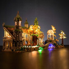 BrickBling Light Kit per LEGO Il Signore degli Anelli: Rivendell 10316 (Nuovo Standard)