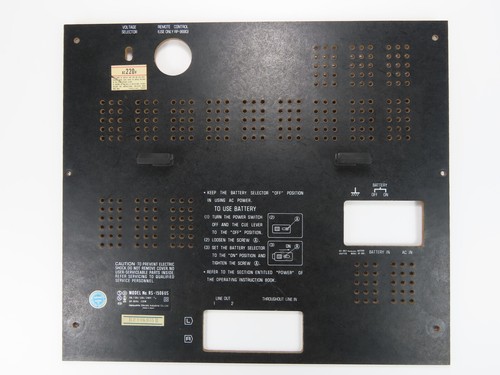 Technics 1506 pannello - *technics,