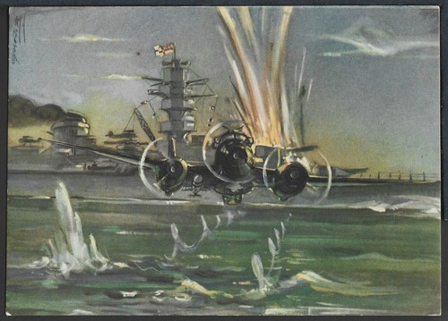 Cartolina gli aerosiluranti - cartolina,