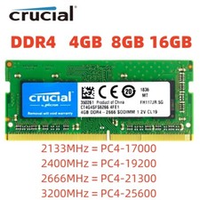Crucial DDR4 4 GB 8 GB 16 GB