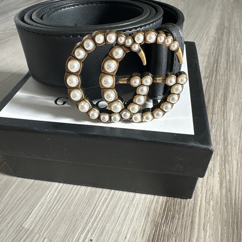 Cintura blackgucci pelle - cintura, gg