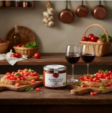 Frantoi Cutrera, Organic Classic Tomato Bruschetta, 6.7 oz., Imported from Italy