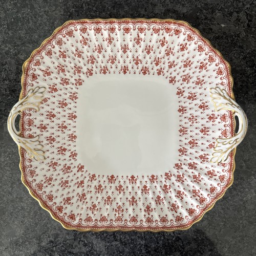 Spode fleur lys piatto - spode, de