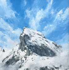 LUCA CONCA 30x30 olio su tela