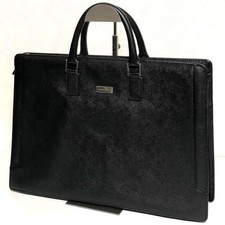 Burberry Valigetta Uomo Borsa Business Pelle Saffiano Nera F/S GIAPPONE