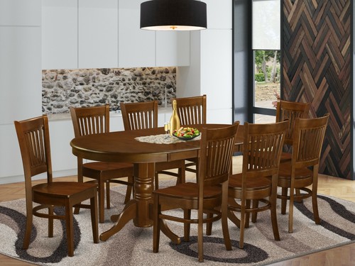 9pc set oval dinette dining