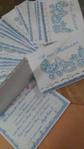 Inviti battesimo bambino - inviti,