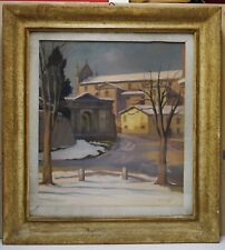 Painting Picture DIPINTO Olio su tavola PASQUALE ARZUFFI   S.AGOSTINO BERGAMO