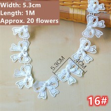 1M 3D Fiore Nastro Pizzo