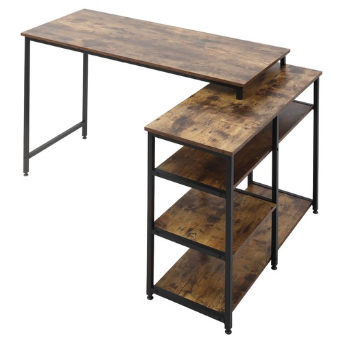 Homcom scrivania angolare con - scrivania,