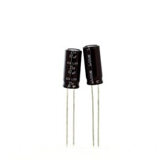 10x Condensatore Elettrolitico 47Uf 25V Diametro 6mm