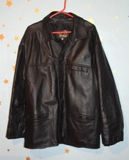 giacca pelle nera vintage anni