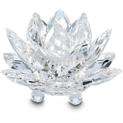 Portacandele ninfea swarovski - portacandele,