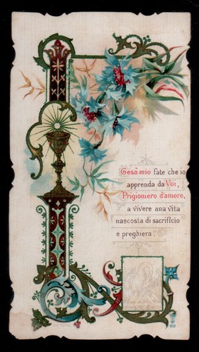 Antico santino holy card - antico,