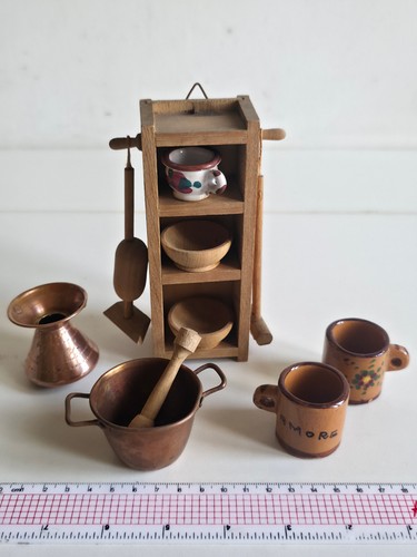 Lotto miniature cucina casa