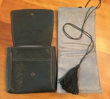 Raro portagioie Sevan Bicakci grande in pelle nera