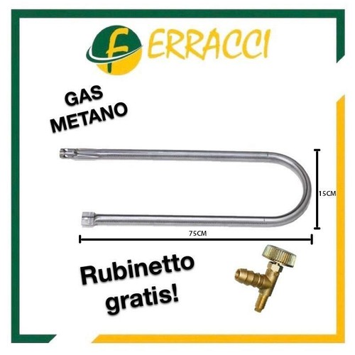 Bruciatore per barbecue 15x75 - barbecue,