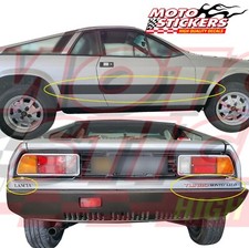 Lancia Beta Montecarlo Turbo - kit fasce laterali ed adesivi posteriori