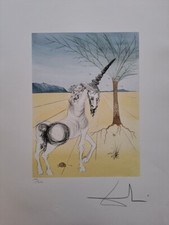 Litografia firmata Salvador