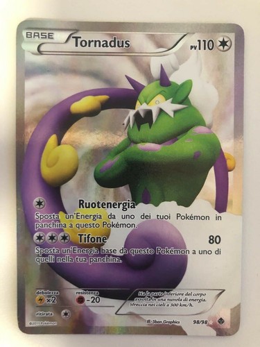 Tornadus set bianco e - tornadus, 98/98