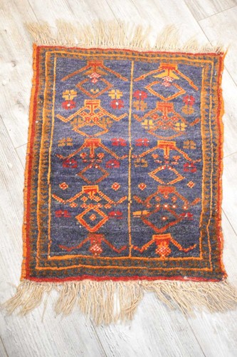 Persian rug blue - red, orange