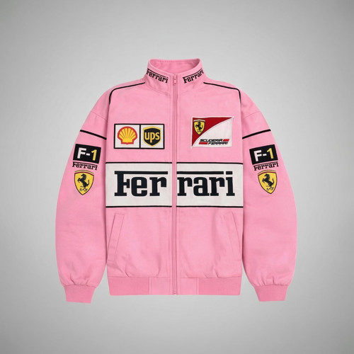 Veste ferrari rose style - ferrari,