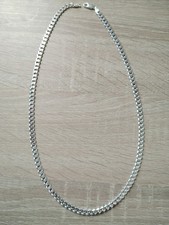 Collana 24 pollici 925 UOMO ARGENTO STERLING 36g CATENA A MAGLIE CORDOLO PESANTE 61cm 5mm