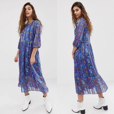 abito midi floreale ba&sh