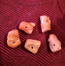 Antico lotto di 5 rametti di