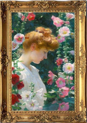 Antico dipinto olio - , maestro